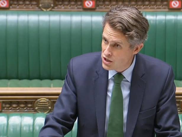 Education Secretary Gavin Williamson speaking to MPs in the House of Commons in London on easing coronavirus restrictions in education settings. Picture date: Tuesday July 6, 2021.