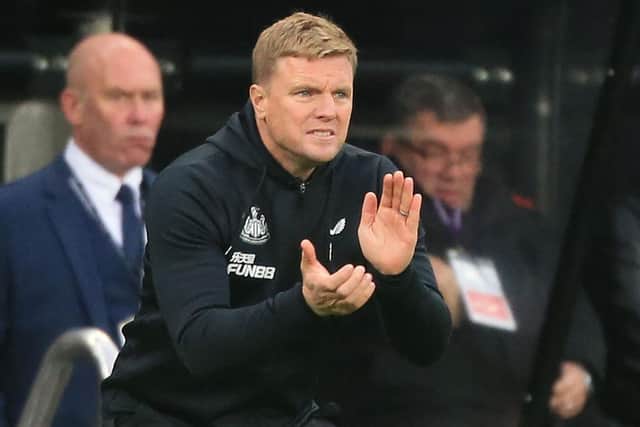 Newcastle United head coach Eddie Howe has been tipped to become England manager in the future (Photo by LINDSEY PARNABY/AFP via Getty Images)