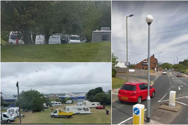 Several caravans and motorhomes have been present in the Holborn area of South Shields since Wednesday, August 5.