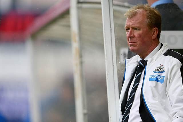 Then-Newcastle United head coach Steve McClaren during a pre-season game in the summer of 2015.