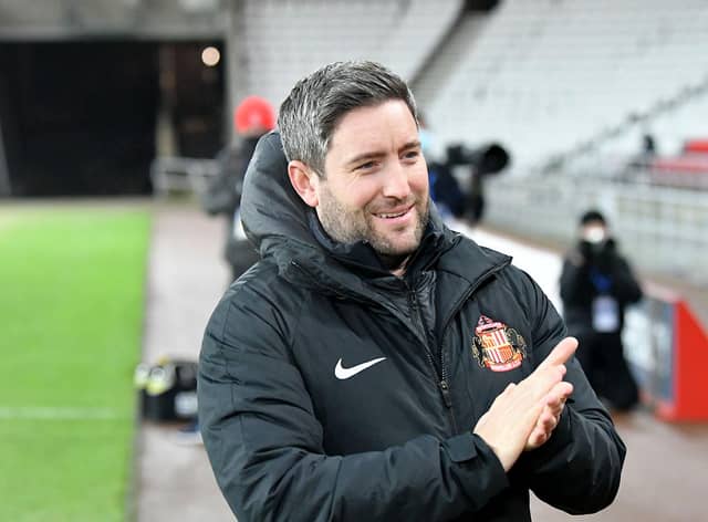 Sunderland head coach Lee Johnson.
