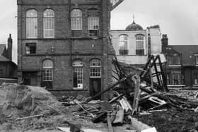 The June 1972  demolition of Laygate Junior School. Tell us if you were a pupil there.