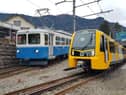 The new Stadler Class 555 Tyne and Wear Metro train undergoing initial testing in Switzerland.

Photograph: Martin Horat