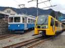 The new Stadler Class 555 Tyne and Wear Metro train undergoing initial testing in Switzerland.

Photograph: Martin Horat