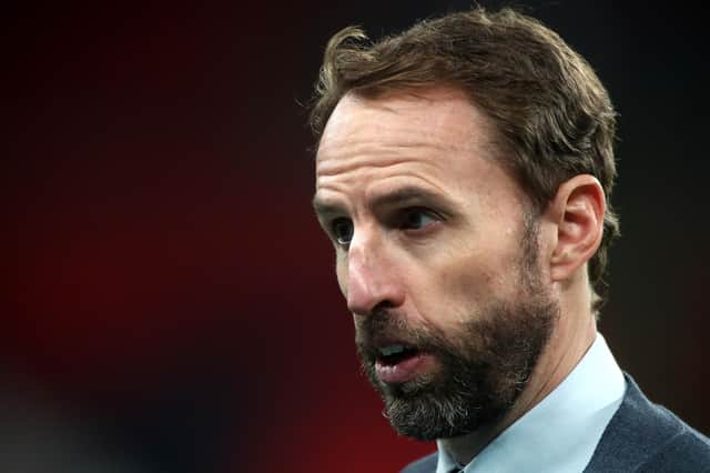 LONDON, ENGLAND - NOVEMBER 12: Gareth Southgate, Head Coach of England looks on during the international friendly match between England and the Republic of Ireland.