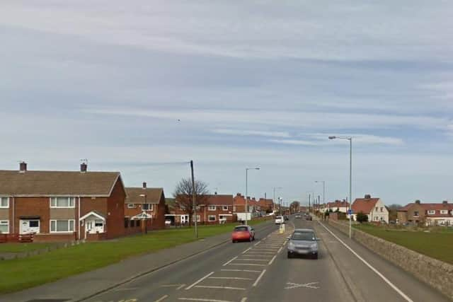 The collision occurred in Mill Lane, Whitburn