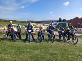 Temple Raiders on their BMX bikes