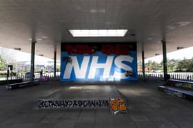 Street art dedicated to the NHS at a skate park in Milton Keynes (Photo: Catherine Ivill/Getty Images)