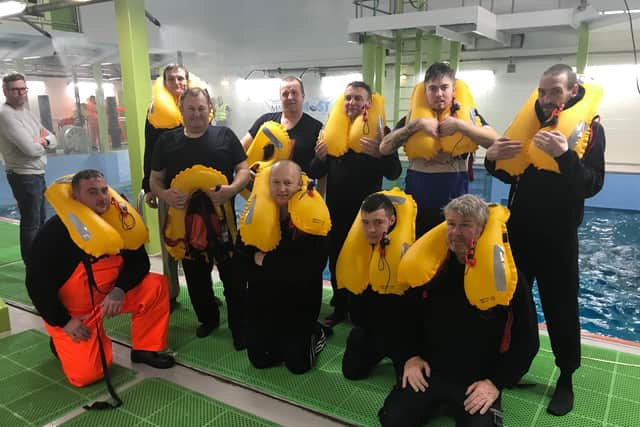 South Shields Marine School fishermen sea safety training