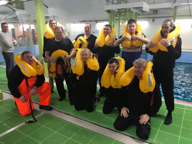 South Shields Marine School fishermen sea safety training