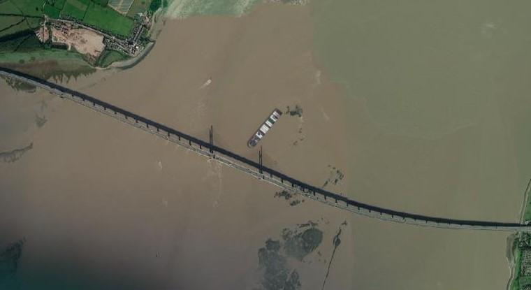 At 1600m in length the Severn Bridge is just four times the length of the Ever Given