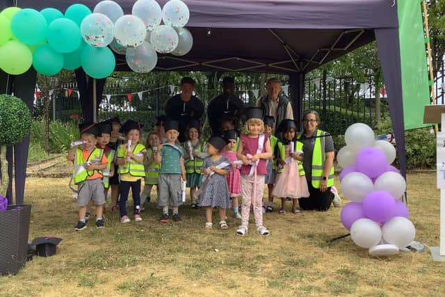 Graduation day at Nurserytime South Shields.