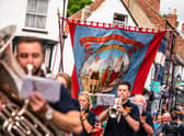 The Durham Miners Gala parade will take a different route this year.

Photograph: Rich Kenworthy