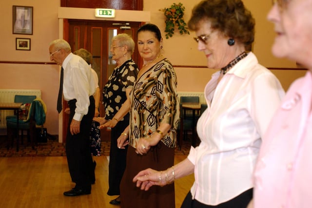 Ballroom dancing in 2004 at the Charles Young Centre.