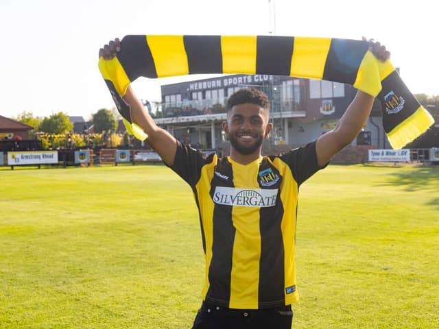Hebburn Town have announced the signing of highly-rated Consett forward Ali Alshabeeb. (Photo credit: Hebburn Town)