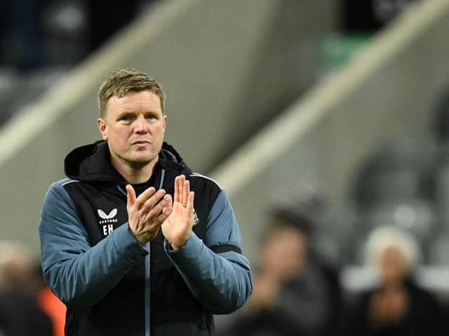 Newcastle United head coach Eddie Howe has faced questions over the club's ownership.