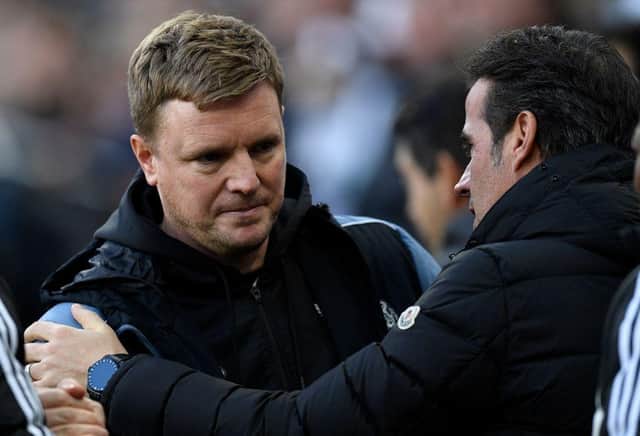 Newcastle United head coach Eddie Howe last weekend.