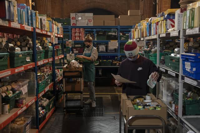 A stock image from a food bank (Photo by Dan Kitwood/Getty Images)