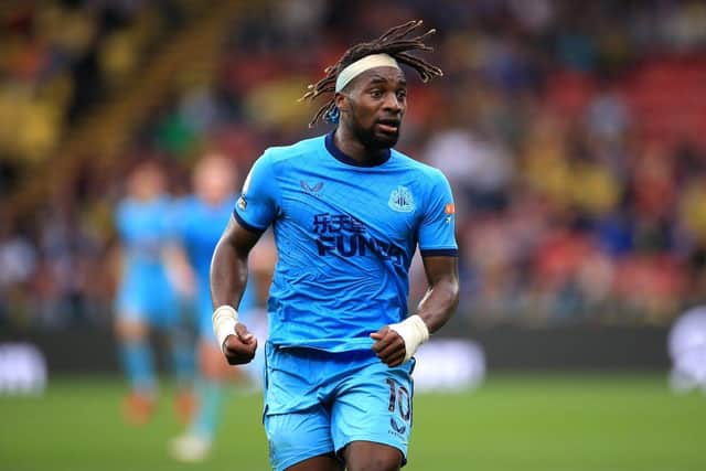 Newcastle United's Allan Saint-Maximin has received a nomination for September's Premier League Player of the Month award (Photo by Stephen Pond/Getty Images)