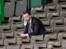 Nick Hammond watches on from the stands during his time at Celtic (Photo by Craig Williamson / SNS Group)