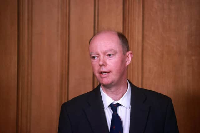 Chief Medical Officer for England, Chris Whitty (Photo by Hannah McKay - WPA Pool/Getty Images)