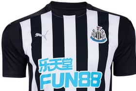 Newcastle United sponsor FUN88.