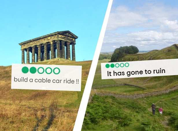 Not every reviewer on TripAdvisor was impressed with the North East's historic landmarks!