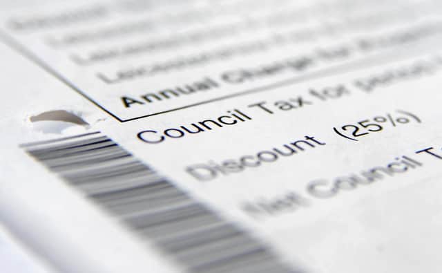 Council tax rebate figures.