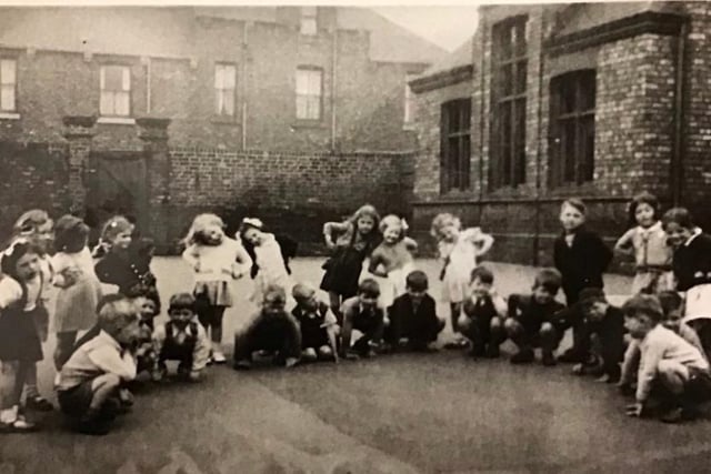 These young children were rehearsing their dancing for Empire Day at Lynnfield School in the 1950s. Photo: Hartlepool Museum Service.