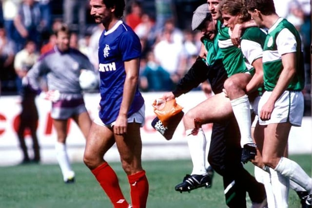 Graeme Souness: The lowest point of his career, he has admitted, was when he trudged off the field at Easter Road, red-carded on his first start as player-manager of Rangers for  a horror tackle on George McCluskey.  Souness didn't do too badly at Ibrox though.
