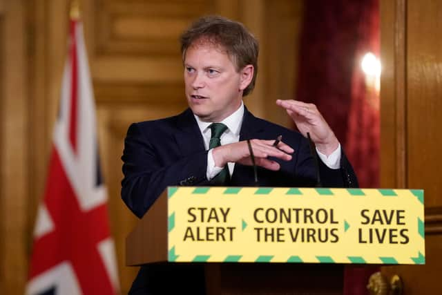 Transport Secretary Grant Shapps. Picture: PA.