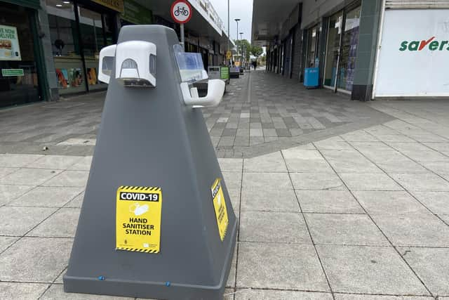 The stations set up in Hebburn are among a number set up in shopping areas around the borough.