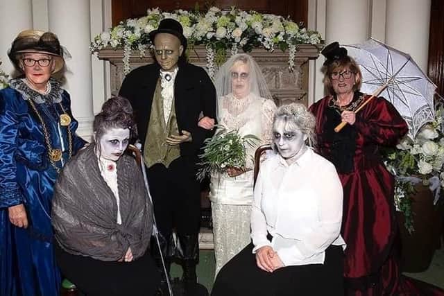 A spooky alternative history tour of the 111-year-old town hall building has been held this week.