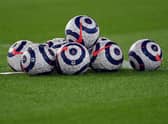 Premier League match ball. (Photo by Shaun Botterill/Getty Images)