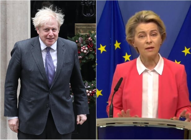 A joint statement from Prime Minister Boris Johnson and European Commission president Ursula von der Leyen has confirmed that trade talks will continue. Photo: PA.