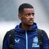 Newcastle United striker Alexander Isak.