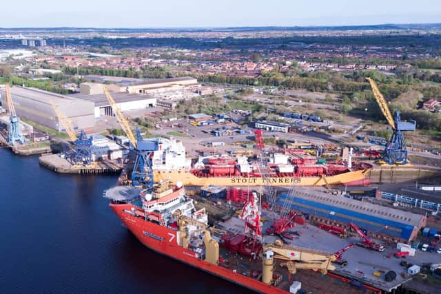 Shipbuilding and ship repair industry is once again making history on the Tyne.