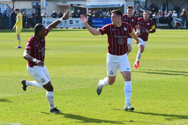 South Shields moved to within two points of promotion with a win over Nantwich Town.