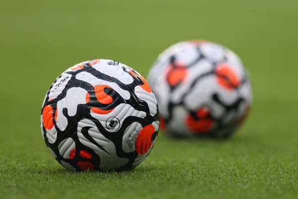 Premier League Nike AerowSculpt strike ball. (Photo by Catherine Ivill/Getty Images)