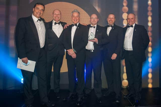 The dashcam team scooped the Innovation award at Northumbria's Pride in Policing Awards