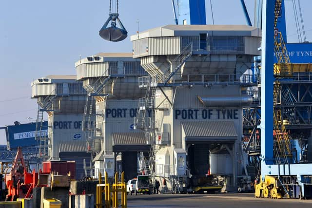 Port of Tyne in South Shields.