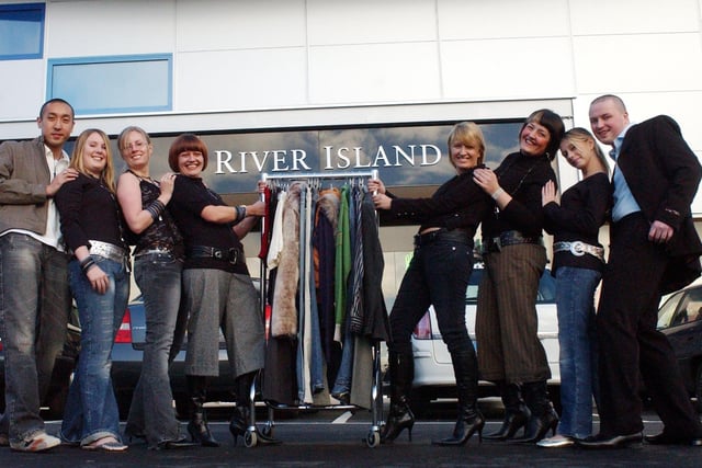 A new River Island store in South Shields in 2005 and the staff look delighted to be there. Recognise anyone?