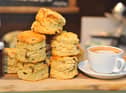 Coffee and scones.