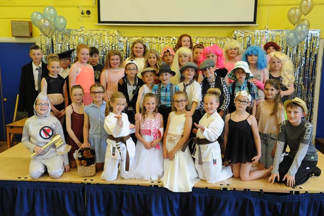 The finalists of Simonside Primary School's talent show in 2015. Recognise anyone?