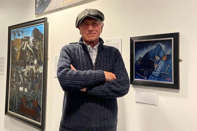 Bob Olley has donated a collection of his paintings to South Shields Museum and Art Gallery
