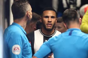 NEWCASTLE UPON TYNE, ENGLAND - FEBRUARY 29: Jamaal Lascelles of Newcastle United is seen in the tunnel during the Premier League match between Newcastle United and Burnley FC at St. James Park on February 29, 2020 in Newcastle upon Tyne, United Kingdom. (Photo by Ian MacNicol/Getty Images)