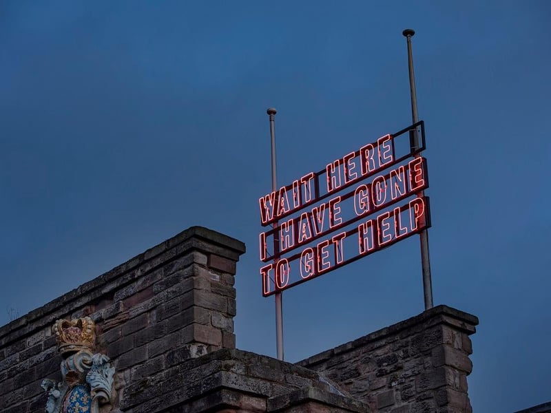 Andrea Selley, Territory Director, English Heritage said: "“Tim’s striking piece of art taps into Berwick Barracks history in an imaginative and intriguing way. We hope it will
inspire the public to delve further into the barrack’s fascinating stories.”