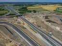 An aerial view of the Downhill Junction work. Pic: Highways England