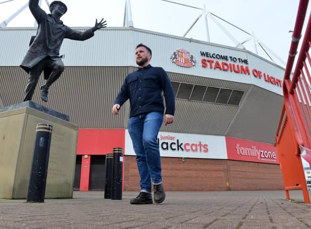 The walk will conclude at the Stadium of Light's Stokoe statue