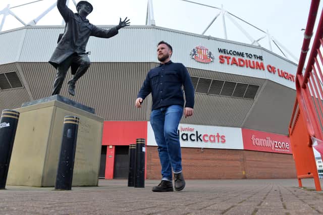 The walk will conclude at the Stadium of Light's Stokoe statue